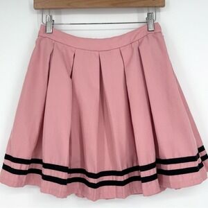 Hot Topic Pink Pleated Skirt Size Small‎